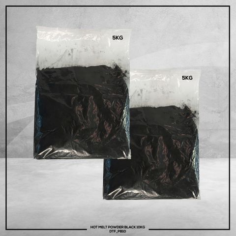 Hot Melt Powder Black 10kg DTF