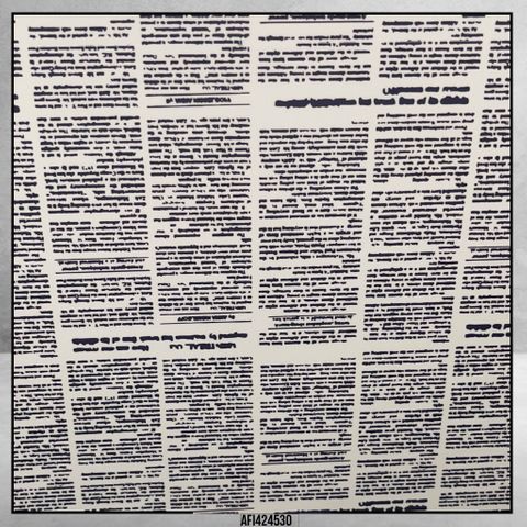 4245 Newspaper Print