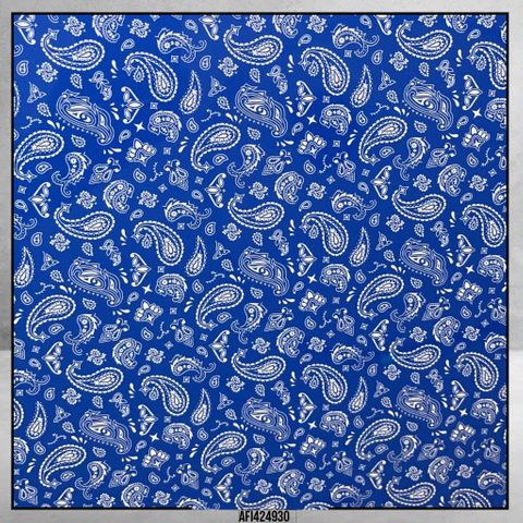 4249 Bandana Blue/White