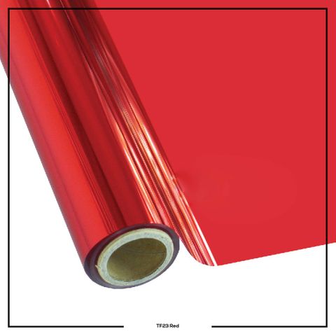 23 T/ Foil Red x 7.62m