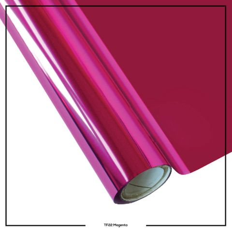 22 T/ Foil Magenta x 7.62m