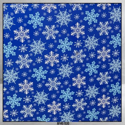 4515 Snowflakes Blue