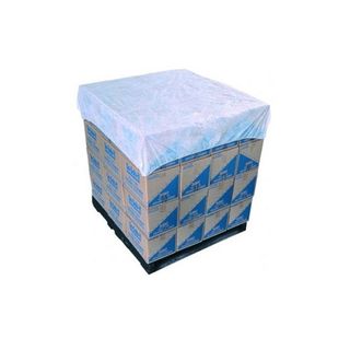 White Breathable Pallet Cover 1.4m x 1.4m