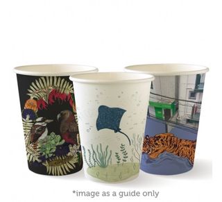 BC-12-ART SERIES 12oz Single Wall BioCup Art Series 1000/carton