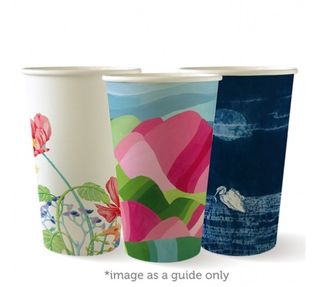16oz Single Wall BioCup Art Series 1000/carton