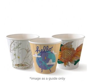 BC-8DW(90)-ART SERIES 8oz Double Wall BioCup Art Series 1000/carton