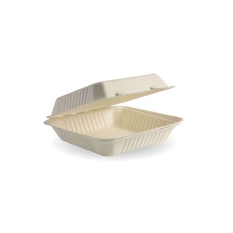 B-HL-91-N 23 x 23 x 8cm Clamshell Natural 200/carton