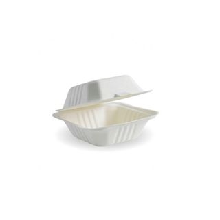 B-HL-66 15 x 15 x 8cm Clamshell White 500/carton