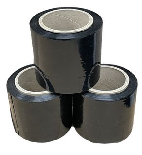 Bundling Wrap Black 100mm x 250m x 23um