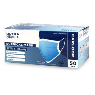 Disposable 3ply Surgical Face Masks with earloops 50/box