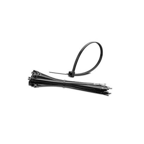 279mm x 4.8mm Cable Tie Solid Black UV Stabilised1000/bag