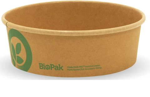 BB-BL-SMALL 500ml Kraft BioBowl 400/carton