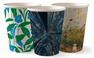 BC-12DW-Art 12oz DoubleWall BioCup Art Series 1000/carton