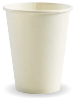 BC-12W 12oz SingleWall BioCup White 1000/carton