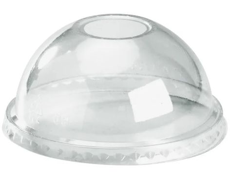 C-96D(B) 300-700ml Clear Dome Lid with hole 1000/carton