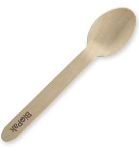 HY-16S 16cm Wooden Spoon Uncoated 1000/carton