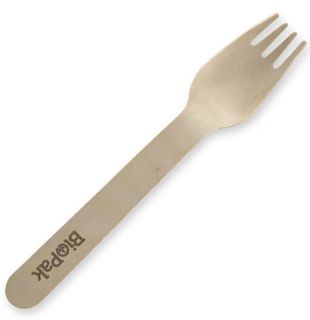 HY-16F-COATED 16cm Wooden Fork 1000/carton