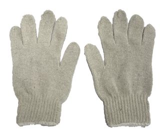 Poly Cotton Knit Glove Large