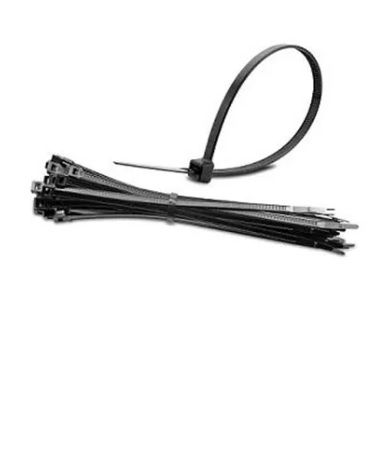 200mm x 4.8mm Cable Tie UV Black 1000/bag