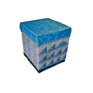 Blue Waterproof Pallet Cover 1.4m x 1.4m