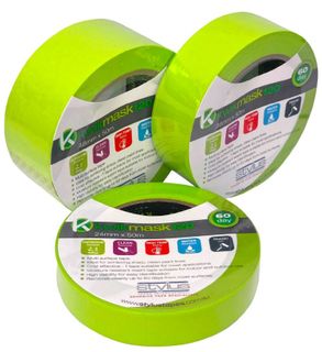 Kwikmask 120 Green Washi Tape 48mm x 50m 18/carton