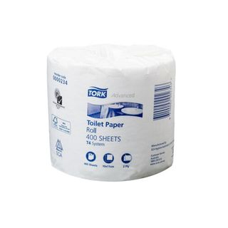 Tork Advanced 2ply Toilet Paper Rolls 400 Sheets/Roll x 48 rolls