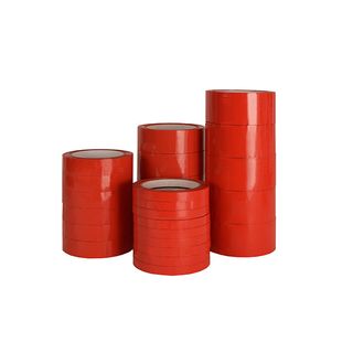C20 PVC Red Tape 12mm x 66m 144/carton