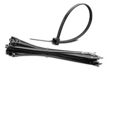400mm x 8mm Cable Tie Black 500/pack