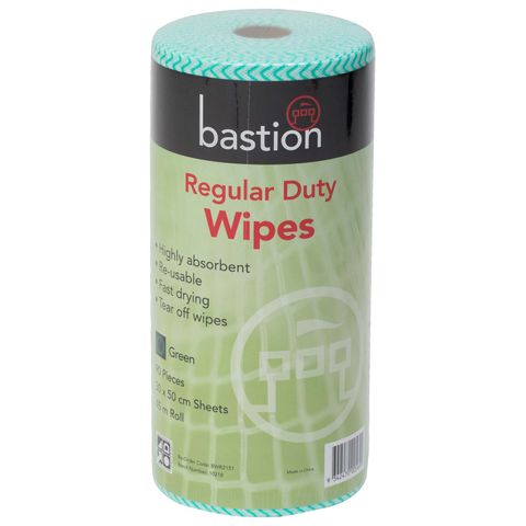 Regular Duty Green Wipes 30x50cm 6/ctn