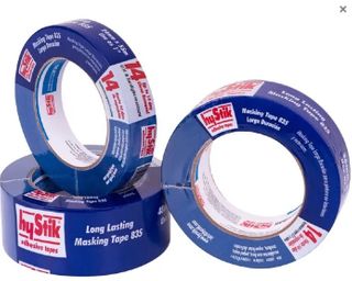 835 Hystik Blue Masking Tape 36mm x 55m 32/carton