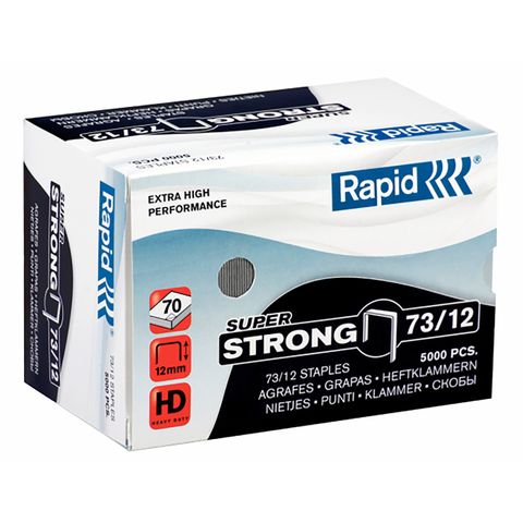 73/12 Rapid Staples - Super Strong 5000/Box