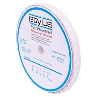 22mm White Adhesive Loop Dots 1025/roll