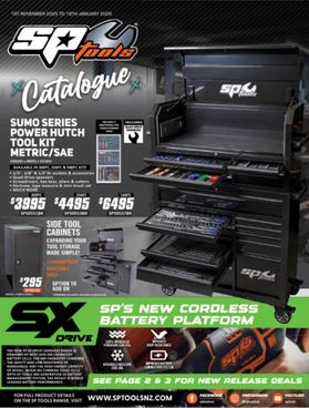 SP Tools Catalogue Nov-Jan 2026 front page