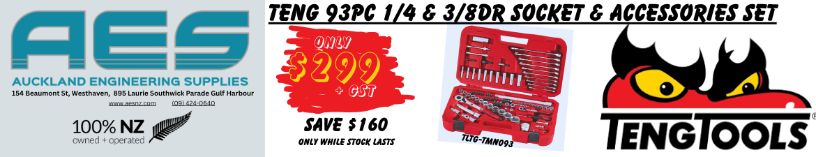 TENG 93PC 1/4 & 3/8DR SOCKET & ACCESSORIES SET