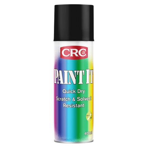 CRC PAINT IT 400ML  GLOSS BLACK