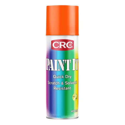 CRC PAINT IT 400ML  GLOSS SAFETY ORANGE