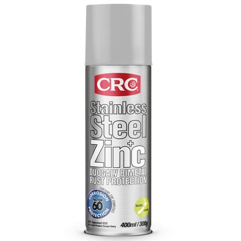 CRC STAINLESS STEEL & ZINC 400ML