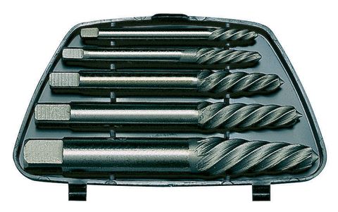 TENG 5PC SCREW EXTRACTOR SET - SPIRAL SHANK