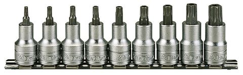 TENG 9PC TX BIT SOCKET SET 1/2DR 20-60