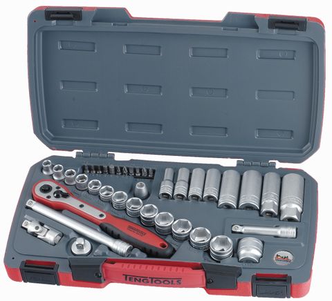 TENG 39PC 3/8DR MM SOCKET SET 8-21MM