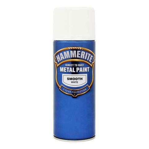 HAMMERITE AEROSOL 400ML SMOOTH WHITE