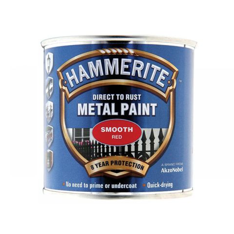 HAMMERITE PAINT SMOOTH 250ML RED