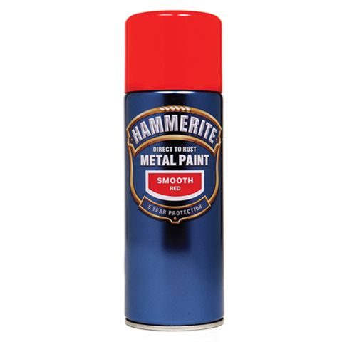 HAMMERITE AEROSOL 400ML SMOOTH RED