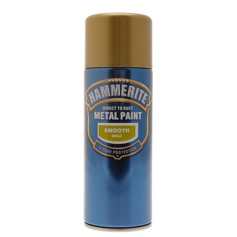HAMMERITE AEROSOL 400ML SMOOTH GOLD