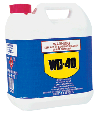 WD40 4 LITRES PACK WITH SPRAY BOTTLE 62108