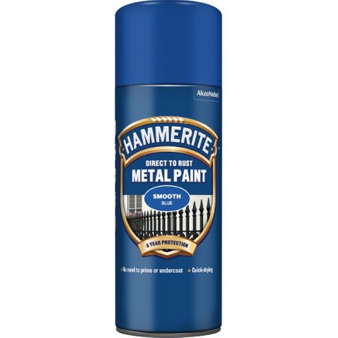 HAMMERITE AEROSOL 400ML SMOOTH L-BLUE