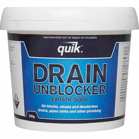 QUIK CAUSTIC SODA DRAIN UNBLOCKER 2KG