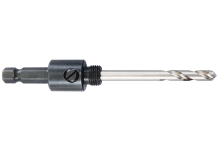 STARRETT ARBOR 8.35MM HEX  FITS 14-30 WITH LG DRILL