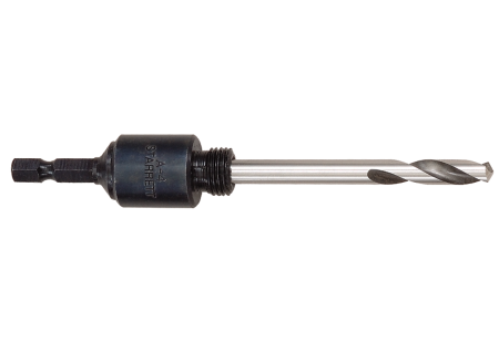 STARRETT ARBOR 6.5MM HEX  FITS 14-30 WITH LG DRILL