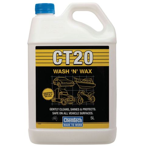 CHEMTECH WASH N WAX  5LTR